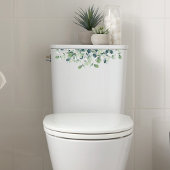 Eucalyptus Groen Plant Toilet Decoratie Decal