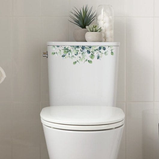 Eucalyptus Groen Plant Toilet Decoratie Decal