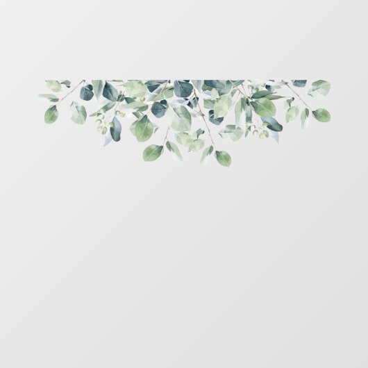 Eucalyptus Groen Plant Toilet Decoratie Decal (Vel)