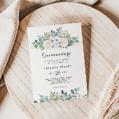 Eucalyptus groen quinceañera verjaardagsfeestje kaart