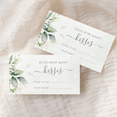 Eucalyptus groen raden hoeveel kussen spel informatiekaartje