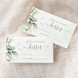 Eucalyptus groen raden hoeveel kussen spel informatiekaartje