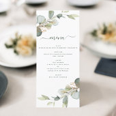 Eucalyptus groen sappig elegant modern menu