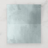 Eucalyptus groen takken Waterverf bruiloft Plaatskaartje (Binnenkant ongevouwen)