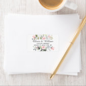 Eucalyptus groen waterverf Elegante Chic Label (Insitu)