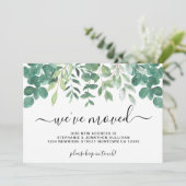 Eucalyptus groen We hebben de aankondiging verplaa (Staand voorkant)