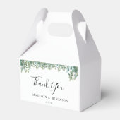 eucalyptus groen wedding bedankdoosjes (Achterkant)