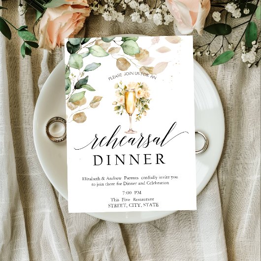 Eucalyptus groen wijnproeven repetitie diner kaart