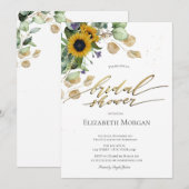 Eucalyptus groen Zonnebloemen Vrijgezellenfeest Kaart