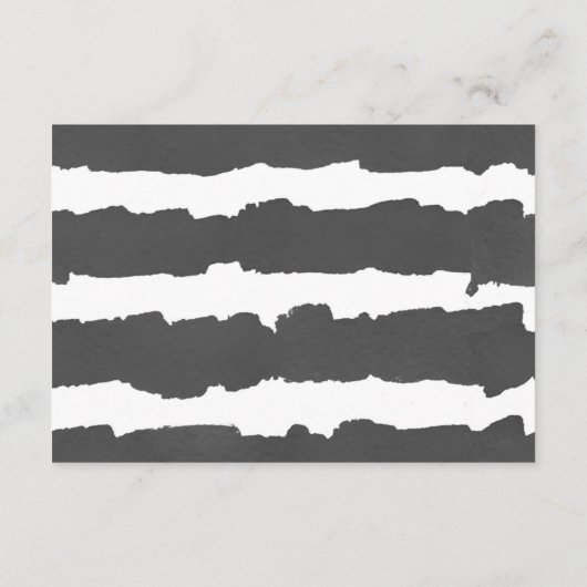 Eucalyptus groen zwart wit bruiloft RSVP Informatiekaartje (Achterkant)