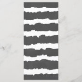 Eucalyptus groen zwart wit eenvoudig menu (Achterkant)