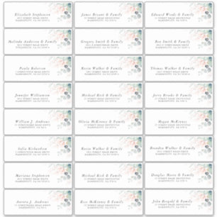 Eucalyptus Groene Afzonderlijke Adreslabels Sticker