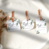 Eucalyptus Groene Bedankt Salie Bruidsdouche Cadeaulabel