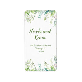 Eucalyptus Groene Bladeren Bruiloft Etiket