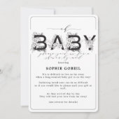 Eucalyptus groene bloem per post Baby shower Kaart (Voorkant)