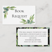 Eucalyptus Groene Boek Verzoekkaart Plaatskaartje (Voorkant / Achterkant)