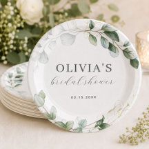 Eucalyptus Groene Boho Rustieke Bruidsdouche