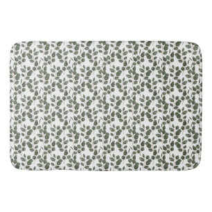 Eucalyptus Groene Botanische Groene Witte Trendy Badmat