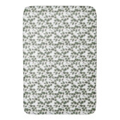 Eucalyptus Groene Botanische Groene Witte Trendy Badmat (Voorkant Verticaal)