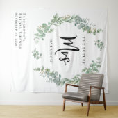 Eucalyptus Groene Bruids-Shower Fotohokje Wandkleed (In Situ (horizontaal))