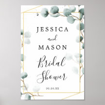 Eucalyptus Groene Bruiloftsborrel Welkomstbord