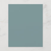 Eucalyptus Groene Budget Huwelijksuitnodiging (Achterkant)