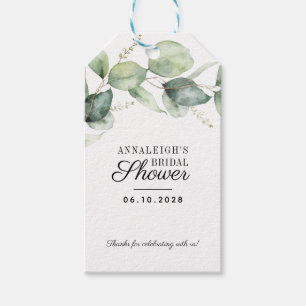 Eucalyptus Groene Dank Je Bruidsdouche Cadeaulabel