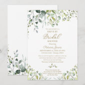 Eucalyptus Groene Drive By Bruidsfeest Kaart (Voorkant / Achterkant)