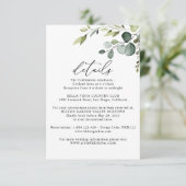 Eucalyptus Groene Gast Informatie Details Kaart (Staand voorkant)