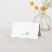 Eucalyptus groene goudbruiloft met uitzondering va plaatskaartje (Achterkant)