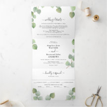 Eucalyptus Groene & Gouden Klassieke Trouwdag
