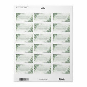 Eucalyptus Groene Huwelijks Adreslabels 1001 Etiket (Full Sheet)