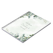 Eucalyptus Groene Huwelijksnotitieboek 1001A Notitieboek (Linkerzijde)