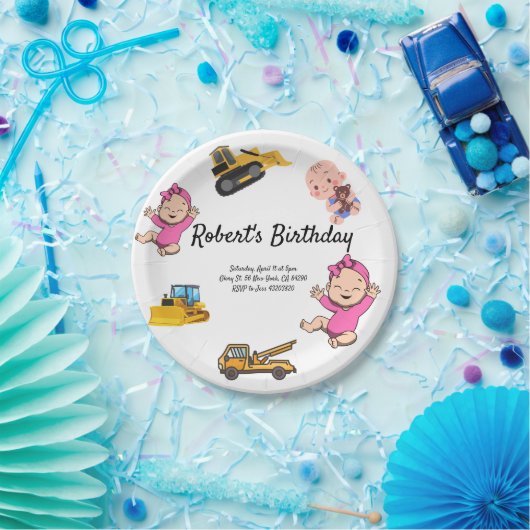 Eucalyptus groene huwelijksverjaardag papieren bordje (Feest)