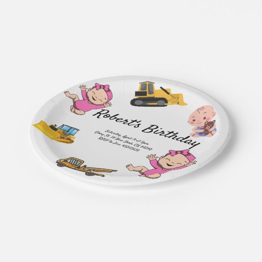 Eucalyptus groene huwelijksverjaardag papieren bordje (Gekanteld)