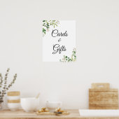 Eucalyptus Groene Kaarten en Cadeaus Bord Poster (Keuken)