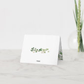 Eucalyptus Groene Liefde en Dank Kaart (Achterkant)