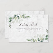 Eucalyptus Groene Marmer 9x13cm  Informatiekaartje (Voorkant / Achterkant)