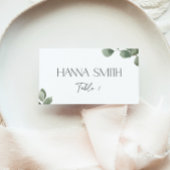 Eucalyptus Groene Naamstoelkaart Salie Groen Plaatskaartje