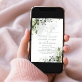 Eucalyptus Groene Receptie Partij Kaart