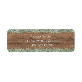 Eucalyptus Groene Retouradreslabel | Rustiek Etiket