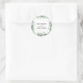 Eucalyptus Groene Ronde Sticker (Tas)