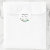 Eucalyptus Groene Ronde Sticker (Tas)