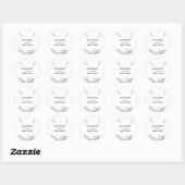 Eucalyptus Groene Ronde Sticker (Vel)
