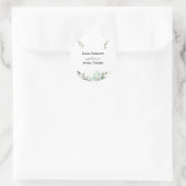Eucalyptus Groene Ronde Sticker (Tas)