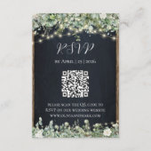 Eucalyptus Groene RSVP Kaart | Rustieke Botanische (Voorkant)