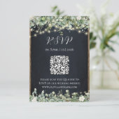 Eucalyptus Groene RSVP Kaart | Rustieke Botanische (Staand voorkant)