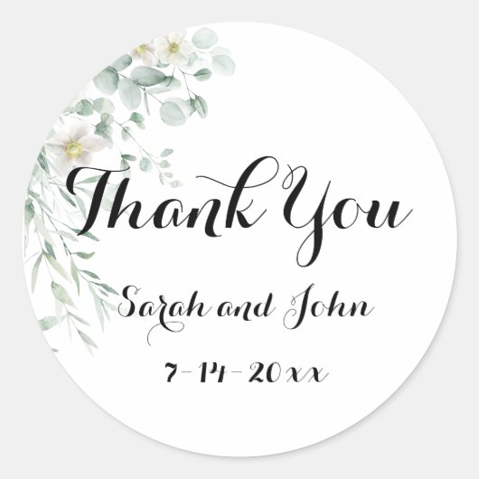 Eucalyptus Groene Stickers (Voorkant)