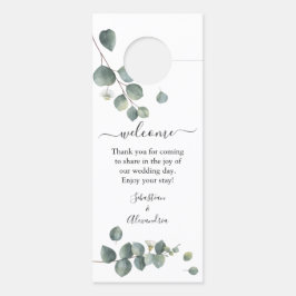 Eucalyptus groene trouwdeur hanger