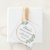 Eucalyptus Groene Tuintjes Bruiloft Dank Je Bedankjes Labels (In situ)